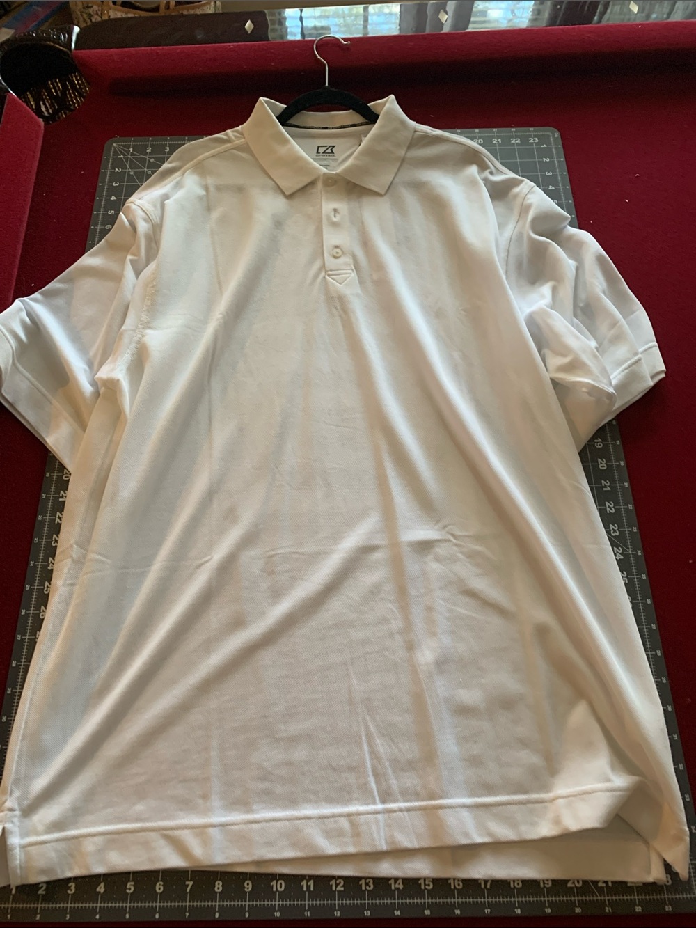 Cutter & Buck Men's White Performance Polo